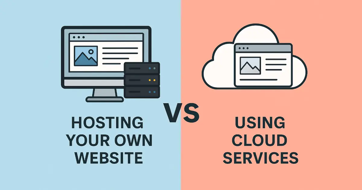 Hosting Your Own Website vs Using Cloud Services: Pros and Cons