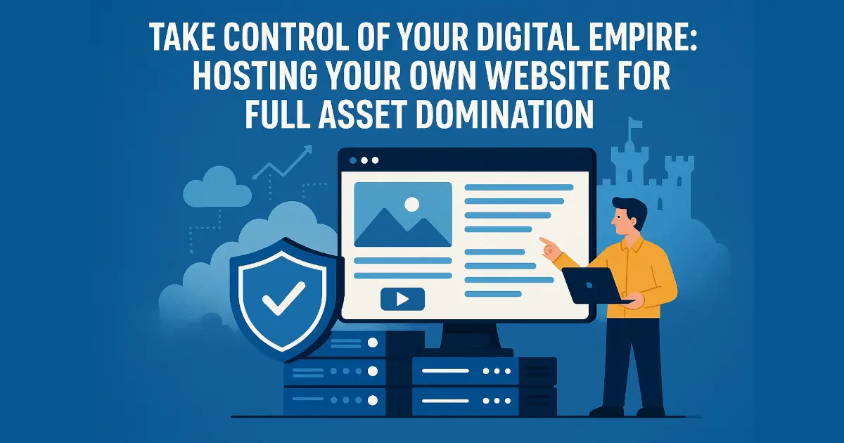 Why Hosting Your Own Website Is the Key to Controlling Your Online Business Assets